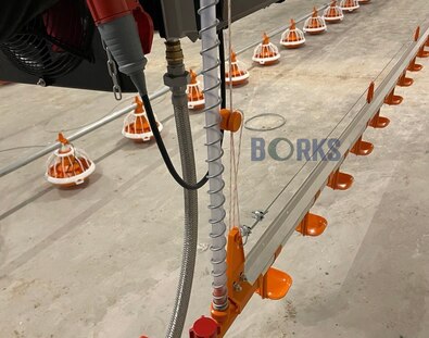 Системы поения для цыплят - Поставка и сборка оборудования для птицефабрик - Компания BORKS