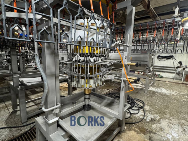 Монтаж линии потрошения в Свердловской области